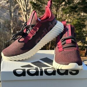 NEW Adidas Burgundy Low Top Kaptir 3.0 Casual Athletic Sneaker IF1614 - Mens 9